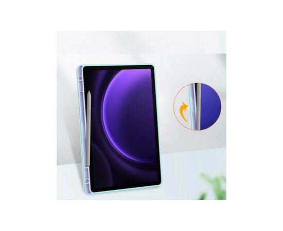 Чехол для планшета BeCover Soft Edge stylus holder Samsung Tab S9 (SM-X710/SM-X716)/S9 FE (SM-X510/SM-X516B) 11.0" Light Bl (710441), изображение 6 Чехол для планшета BeCover Soft Edge stylus holder Samsung Tab S9 (SM-X710/SM-X716)/S9 FE (SM-X510/SM-X516B) 11.0" Light Bl (710441), изображение 6