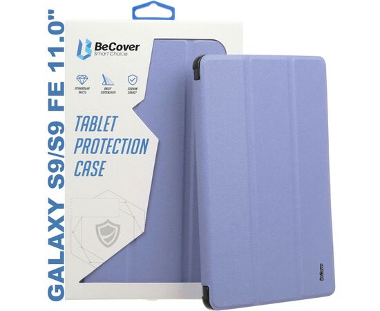 Чехол для планшета BeCover Soft Edge stylus holder Samsung Tab S9 (SM-X710/SM-X716)/S9 FE (SM-X510/SM-X516B) 11.0" Purple (710443)