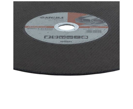 Круг отрезной Sigma по металлу 400x3.5x32мм (1940941), изображение 3 Круг отрезной Sigma по металлу 400x3.5x32мм (1940941), изображение 3