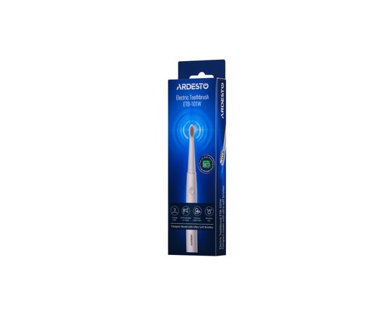 Электрическая зубная щетка Ardesto ETB-101W, изображение 3 Электрическая зубная щетка Ardesto ETB-101W, изображение 3