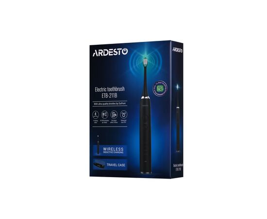 Электрическая зубная щетка Ardesto ETB-211B, изображение 8 Электрическая зубная щетка Ardesto ETB-211B, изображение 8