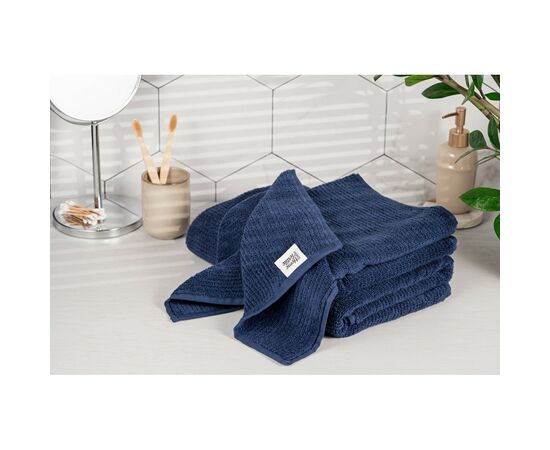 Полотенце Ardesto Air, синий 50х90 см (ART2150NA), изображение 4 Полотенце Ardesto Air, синий 50х90 см (ART2150NA), изображение 4