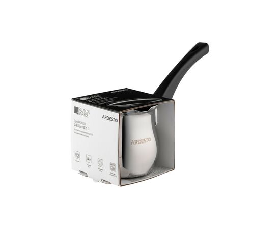 Турка Ardesto BLACK MARS нержавіюча сталь бакелітова ручка 0,35 л (AR0835SB), зображення 6 Турка Ardesto BLACK MARS нержавіюча сталь бакелітова ручка 0,35 л (AR0835SB), зображення 6