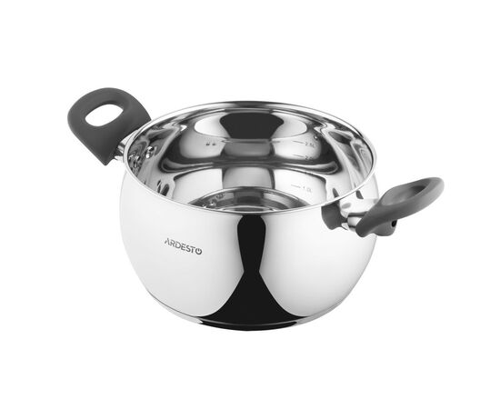Кастрюля Ardesto Gemini Black Handles 4,0 л (AR4340GA), изображение 3 Кастрюля Ardesto Gemini Black Handles 4,0 л (AR4340GA), изображение 3