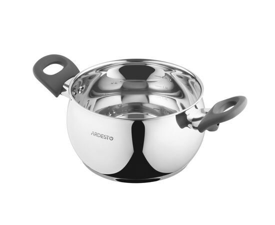 Кастрюля Ardesto Gemini Black Handles 3,0 л (AR4330GA), изображение 3 Кастрюля Ardesto Gemini Black Handles 3,0 л (AR4330GA), изображение 3