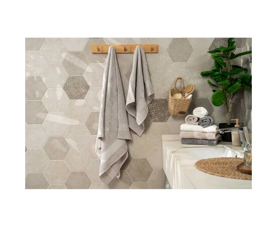 Рушник Ardesto набір махрових Holiday 2 шт 50х90см, 70х140см, 100% бавовна, сріблястий (ART2557SV), зображення 2 Рушник Ardesto набір махрових Holiday 2 шт 50х90см, 70х140см, 100% бавовна, сріблястий (ART2557SV), зображення 2