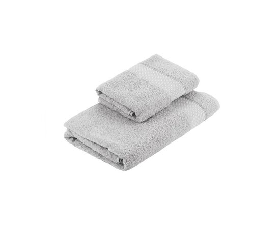 Рушник Ardesto набір махрових Holiday 2 шт 50х90см, 70х140см, 100% бавовна, сріблястий (ART2557SV), зображення 5 Рушник Ardesto набір махрових Holiday 2 шт 50х90см, 70х140см, 100% бавовна, сріблястий (ART2557SV), зображення 5