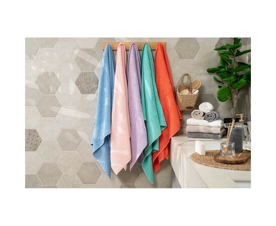 Полотенце Ardesto махровое Benefit 100% хлопок сиреневый 50х90 см (ART2450LC), изображение 3 Полотенце Ardesto махровое Benefit 100% хлопок сиреневый 50х90 см (ART2450LC), изображение 3