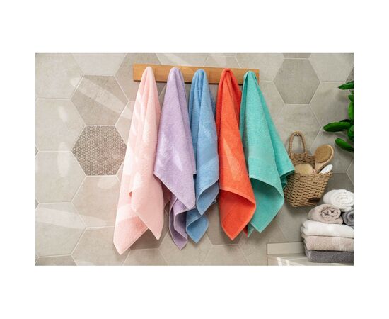 Полотенце Ardesto махровое Benefit 100% хлопок сиреневый 50х90 см (ART2450LC), изображение 4 Полотенце Ardesto махровое Benefit 100% хлопок сиреневый 50х90 см (ART2450LC), изображение 4