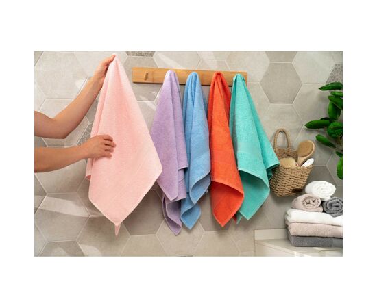 Полотенце Ardesto махровое Benefit 100% хлопок сиреневый 50х90 см (ART2450LC), изображение 5 Полотенце Ardesto махровое Benefit 100% хлопок сиреневый 50х90 см (ART2450LC), изображение 5