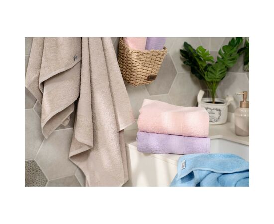 Полотенце Ardesto махровое Benefit 100% хлопок сиреневый 50х90 см (ART2450LC), изображение 7 Полотенце Ardesto махровое Benefit 100% хлопок сиреневый 50х90 см (ART2450LC), изображение 7