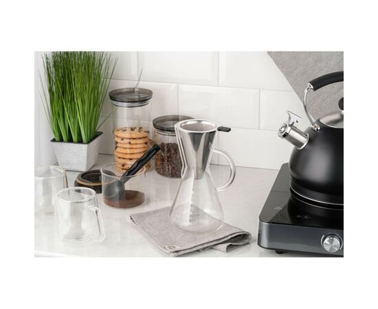 Заварник Ardesto Кемекс для кави Black Mars 600 мл (AR0706CM), изображение 2