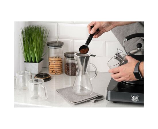 Заварник Ardesto Кемекс для кави Black Mars 600 мл (AR0706CM), изображение 3