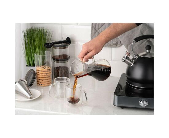 Заварник Ardesto Кемекс для кави Black Mars 600 мл (AR0706CM), изображение 6