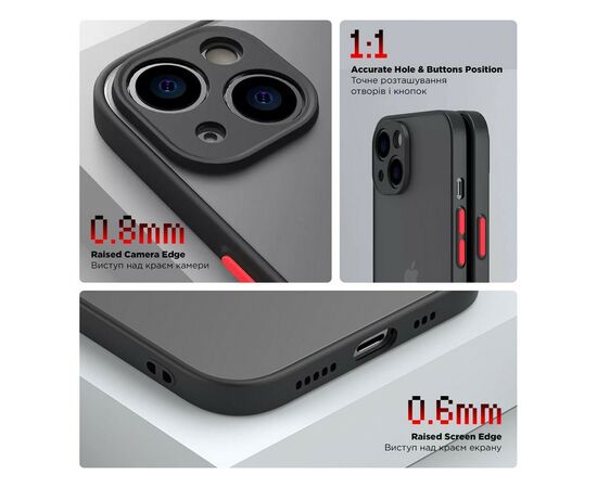 Чехол для мобильного телефона Armorstandart Frosted Matte Samsung A05s (A057) Black (ARM72573), изображение 3