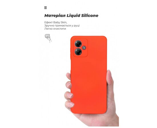 Чохол до мобільного телефона Armorstandart ICON Case Motorola G14 Camera cover Red (ARM70475), зображення 7
