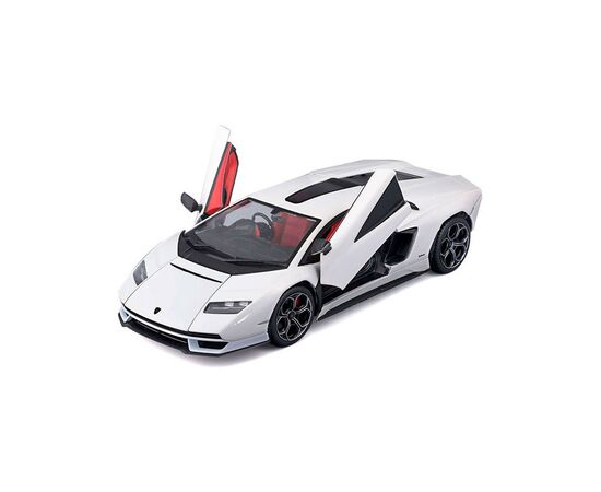 Машина Bburago Lamborghini Countach LPI 800-4 (белая, 1:24) (18-21102), изображение 4 Машина Bburago Lamborghini Countach LPI 800-4 (белая, 1:24) (18-21102), изображение 4
