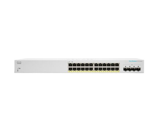 Коммутатор сетевой Cisco CBS220-24FP-4G-EU, изображение 2 Коммутатор сетевой Cisco CBS220-24FP-4G-EU, изображение 2