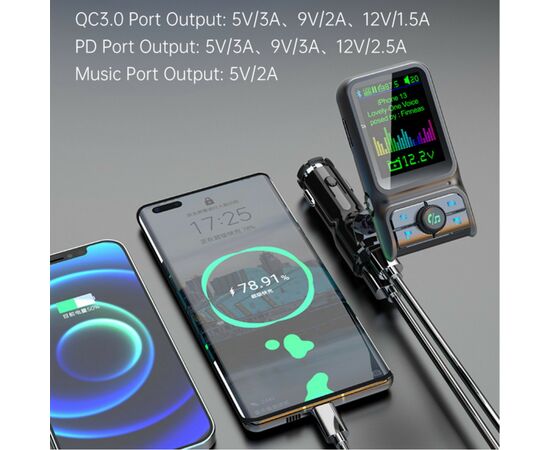 FM модулятор Aspiring Wave 9 PD 48W (WA.6003), изображение 6 FM модулятор Aspiring Wave 9 PD 48W (WA.6003), изображение 6