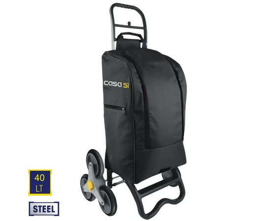 Сумка-тележка Casa Si Buddy Black (CS93077Y06S) (DAS302428), изображение 4 Сумка-тележка Casa Si Buddy Black (CS93077Y06S) (DAS302428), изображение 4