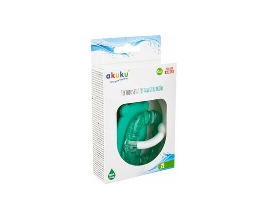 Прорезыватель Akuku Мишка / Квадрат (A0124), изображение 2 Прорезыватель Akuku Мишка / Квадрат (A0124), изображение 2