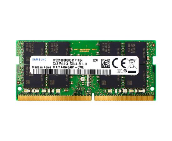Модуль пам'яті для ноутбука SoDIMM DDR4 32GB 3200 MHz Samsung (M471A4G43BB1-CWE)