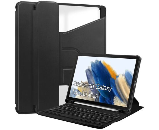 Чохол до планшета BeCover Keyboard 360° Rotatable Samsung Tab A9 Plus SM-X210/SM-X215/SM-X216 11.0" Black (710329)