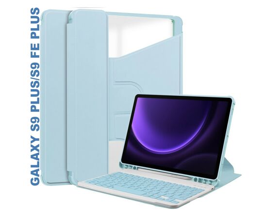 Чехол для планшета BeCover Keyboard 360° Rotatable Samsung Tab S9 Plus (SM-X810/SM-X816)/S9 FE Plus (SM-X610/SM-X616) 12.4" (710395)