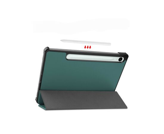 Чехол для планшета BeCover Smart Case Samsung Tab S9 (SM-X710/SM-X716)/S9 FE (SM-X510/SM-X516B) 11.0" Dark Green (710410), изображение 5 Чехол для планшета BeCover Smart Case Samsung Tab S9 (SM-X710/SM-X716)/S9 FE (SM-X510/SM-X516B) 11.0" Dark Green (710410), изображение 5