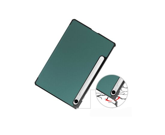 Чехол для планшета BeCover Smart Case Samsung Tab S9 (SM-X710/SM-X716)/S9 FE (SM-X510/SM-X516B) 11.0" Dark Green (710410), изображение 6 Чехол для планшета BeCover Smart Case Samsung Tab S9 (SM-X710/SM-X716)/S9 FE (SM-X510/SM-X516B) 11.0" Dark Green (710410), изображение 6