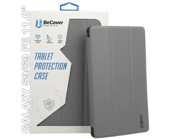 Чехол для планшета BeCover Smart Case Samsung Tab S9 (SM-X710/SM-X716)/S9 FE (SM-X510/SM-X516B) 11.0" Gray (710411)