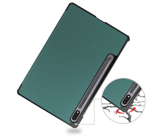 Чехол для планшета BeCover Smart Case Samsung Tab S9 Plus (SM-X810/SM-X816)/S9 FE Plus (SM-X610/SM-X616) 12.4" Dark Green (710323), изображение 6 Чехол для планшета BeCover Smart Case Samsung Tab S9 Plus (SM-X810/SM-X816)/S9 FE Plus (SM-X610/SM-X616) 12.4" Dark Green (710323), изображение 6