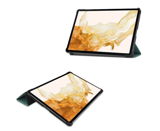 Чехол для планшета BeCover Smart Case Samsung Tab S9 Plus (SM-X810/SM-X816)/S9 FE Plus (SM-X610/SM-X616) 12.4" Dark Green (710323), изображение 8 Чехол для планшета BeCover Smart Case Samsung Tab S9 Plus (SM-X810/SM-X816)/S9 FE Plus (SM-X610/SM-X616) 12.4" Dark Green (710323), изображение 8