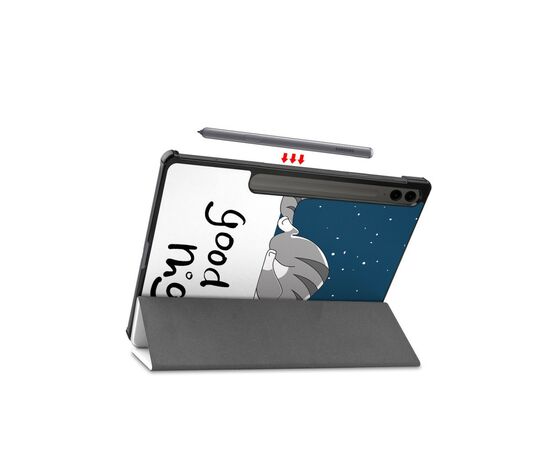 Чехол для планшета BeCover Smart Case Samsung Tab S9 Plus (SM-X810/SM-X816)/S9 FE Plus (SM-X610/SM-X616) 12.4" Good Night (710378), изображение 5 Чехол для планшета BeCover Smart Case Samsung Tab S9 Plus (SM-X810/SM-X816)/S9 FE Plus (SM-X610/SM-X616) 12.4" Good Night (710378), изображение 5