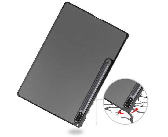 Чехол для планшета BeCover Smart Case Samsung Tab S9 Plus (SM-X810/SM-X816)/S9 FE Plus (SM-X610/SM-X616) 12.4" Gray (710324), изображение 5 Чехол для планшета BeCover Smart Case Samsung Tab S9 Plus (SM-X810/SM-X816)/S9 FE Plus (SM-X610/SM-X616) 12.4" Gray (710324), изображение 5