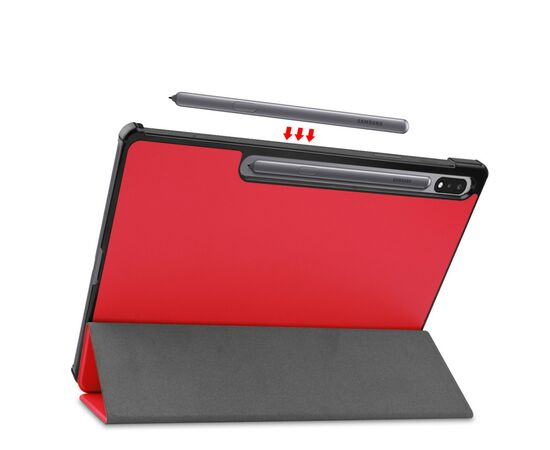Чехол для планшета BeCover Smart Case Samsung Tab S9 Plus (SM-X810/SM-X816)/S9 FE Plus (SM-X610/SM-X616) 12.4" Red (710325), изображение 5 Чехол для планшета BeCover Smart Case Samsung Tab S9 Plus (SM-X810/SM-X816)/S9 FE Plus (SM-X610/SM-X616) 12.4" Red (710325), изображение 5