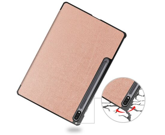 Чехол для планшета BeCover Smart Case Samsung Tab S9 Plus (SM-X810/SM-X816)/S9 FE Plus (SM-X610/SM-X616) 12.4" Rose Gold (710326), изображение 6 Чехол для планшета BeCover Smart Case Samsung Tab S9 Plus (SM-X810/SM-X816)/S9 FE Plus (SM-X610/SM-X616) 12.4" Rose Gold (710326), изображение 6