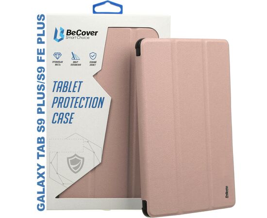 Чехол для планшета BeCover Smart Case Samsung Tab S9 Plus (SM-X810/SM-X816)/S9 FE Plus (SM-X610/SM-X616) 12.4" Rose Gold (710326)
