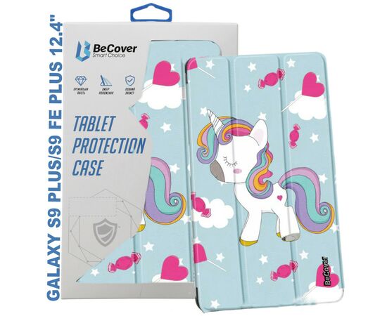 Чохол до планшета BeCover Smart Case Samsung Tab S9 Plus (SM-X810/SM-X816)/S9 FE Plus (SM-X610/SM-X616) 12.4" Unicorn (710385)