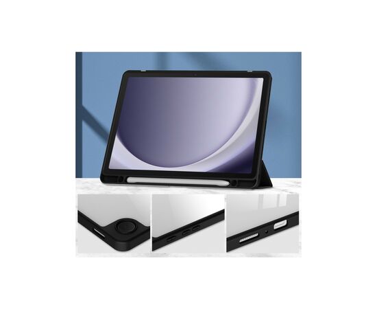 Чехол для планшета BeCover Soft Edge stylus holder Samsung Tab A9 Plus SM-X210/SM-X215/SM-X216 11.0" Black (710366), изображение 5 Чехол для планшета BeCover Soft Edge stylus holder Samsung Tab A9 Plus SM-X210/SM-X215/SM-X216 11.0" Black (710366), изображение 5