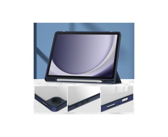 Чохол до планшета BeCover Soft Edge stylus holder Samsung Tab A9 Plus SM-X210/SM-X215/SM-X216 11.0" Deep Blue (710367), зображення 5 Чохол до планшета BeCover Soft Edge stylus holder Samsung Tab A9 Plus SM-X210/SM-X215/SM-X216 11.0" Deep Blue (710367), зображення 5