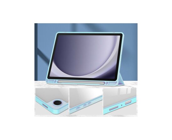 Чехол для планшета BeCover Soft Edge stylus holder Samsung Tab A9 Plus SM-X210/SM-X215/SM-X216 11.0" Light Blue (710369), изображение 5 Чехол для планшета BeCover Soft Edge stylus holder Samsung Tab A9 Plus SM-X210/SM-X215/SM-X216 11.0" Light Blue (710369), изображение 5