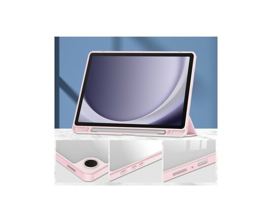 Чехол для планшета BeCover Soft Edge stylus holder Samsung Tab A9 Plus SM-X210/SM-X215/SM-X216 11.0" Pink (710370), изображение 5 Чехол для планшета BeCover Soft Edge stylus holder Samsung Tab A9 Plus SM-X210/SM-X215/SM-X216 11.0" Pink (710370), изображение 5