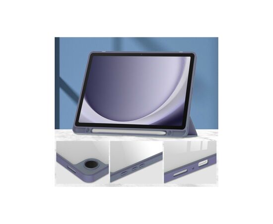 Чехол для планшета BeCover Soft Edge stylus holder Samsung Tab A9 Plus SM-X210/SM-X215/SM-X216 11.0" Purple (710371), изображение 5 Чехол для планшета BeCover Soft Edge stylus holder Samsung Tab A9 Plus SM-X210/SM-X215/SM-X216 11.0" Purple (710371), изображение 5