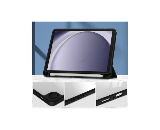 Чехол для планшета BeCover Soft Edge stylus holder Samsung Tab A9 SM-X115 8.7" Black (710355), изображение 4 Чехол для планшета BeCover Soft Edge stylus holder Samsung Tab A9 SM-X115 8.7" Black (710355), изображение 4