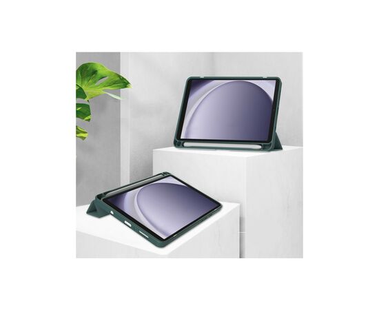 Чехол для планшета BeCover Soft Edge stylus holder Samsung Tab A9 SM-X115 8.7" Dark Green (710357), изображение 7 Чехол для планшета BeCover Soft Edge stylus holder Samsung Tab A9 SM-X115 8.7" Dark Green (710357), изображение 7