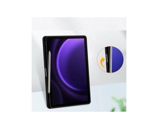 Чехол для планшета BeCover Soft Edge stylus holder Samsung Tab S9 (SM-X710/SM-X716)/S9 FE (SM-X510/SM-X516B) 11.0" Black (710438), изображение 6 Чехол для планшета BeCover Soft Edge stylus holder Samsung Tab S9 (SM-X710/SM-X716)/S9 FE (SM-X510/SM-X516B) 11.0" Black (710438), изображение 6