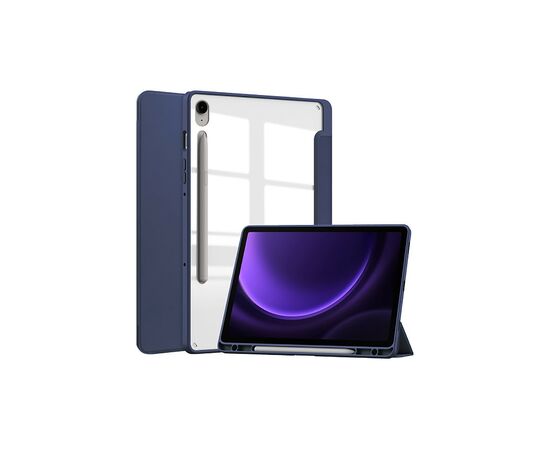 Чохол до планшета BeCover Soft Edge stylus holder Samsung Tab S9 (SM-X710/SM-X716)/S9 FE (SM-X510/SM-X516B) 11.0" Deep Blu (710439), зображення 2 Чохол до планшета BeCover Soft Edge stylus holder Samsung Tab S9 (SM-X710/SM-X716)/S9 FE (SM-X510/SM-X516B) 11.0" Deep Blu (710439), зображення 2