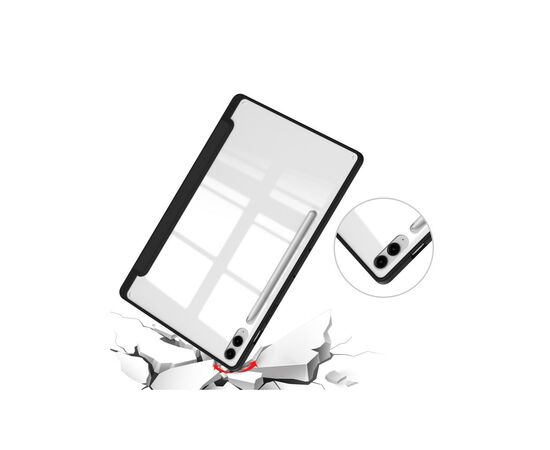 Чехол для планшета BeCover Soft Edge stylus holder Samsung Tab S9 Plus (SM-X810/SM-X816)/S9 FE Plus (SM-X610/SM-X616) 12.4" (710404), изображение 4 Чехол для планшета BeCover Soft Edge stylus holder Samsung Tab S9 Plus (SM-X810/SM-X816)/S9 FE Plus (SM-X610/SM-X616) 12.4" (710404), изображение 4