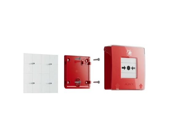 Тревожная кнопка Ajax Manual Call Point RED, изображение 4 Тревожная кнопка Ajax Manual Call Point RED, изображение 4